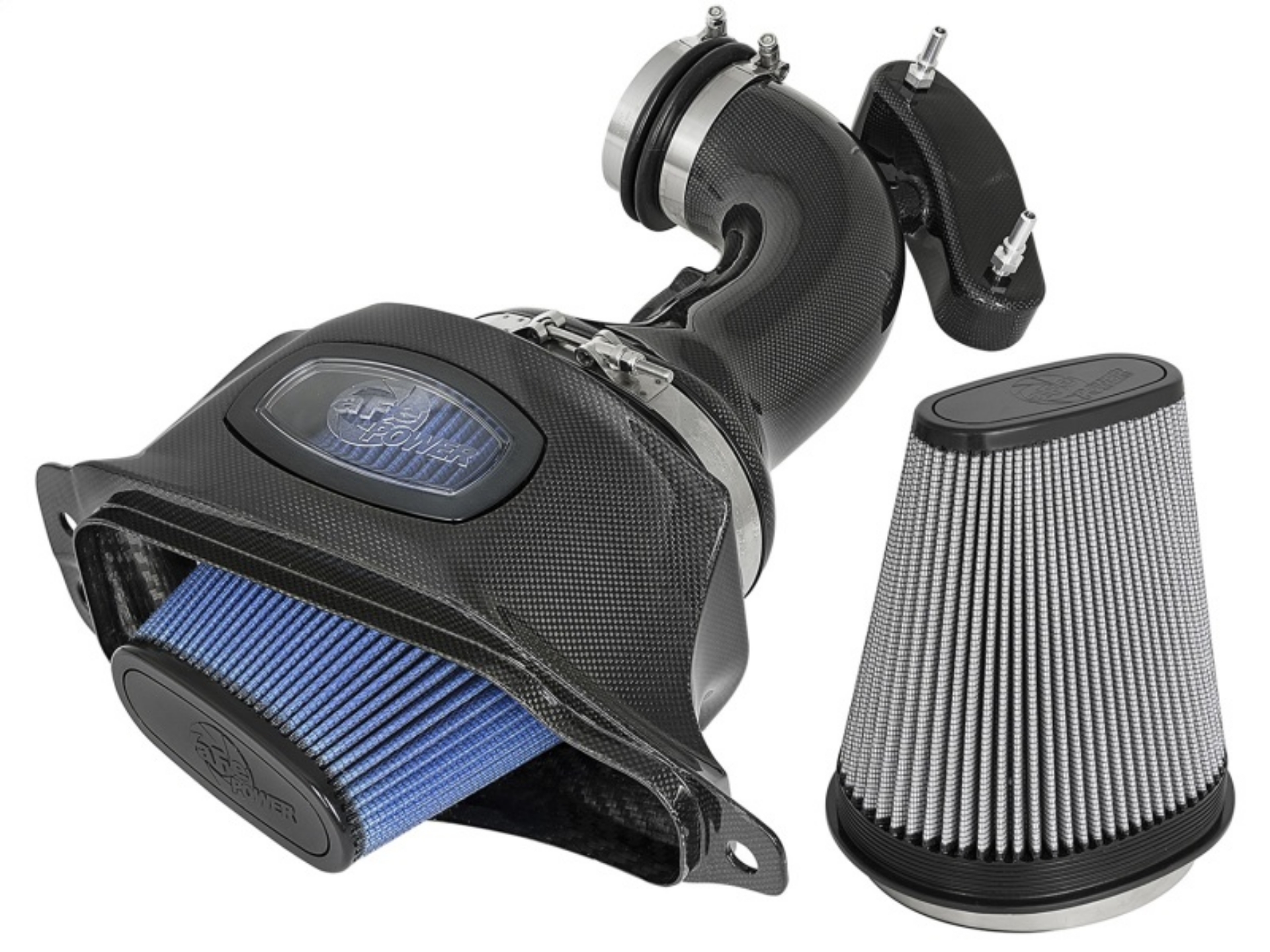 Picture of aFe Momentum Black Series Carbon Fiber Intake System P5R 14-17 Chevy Corvette 6-2L C7