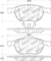 Picture of StopTech Performance 04-09 Mazda 3 Front Brake Pads