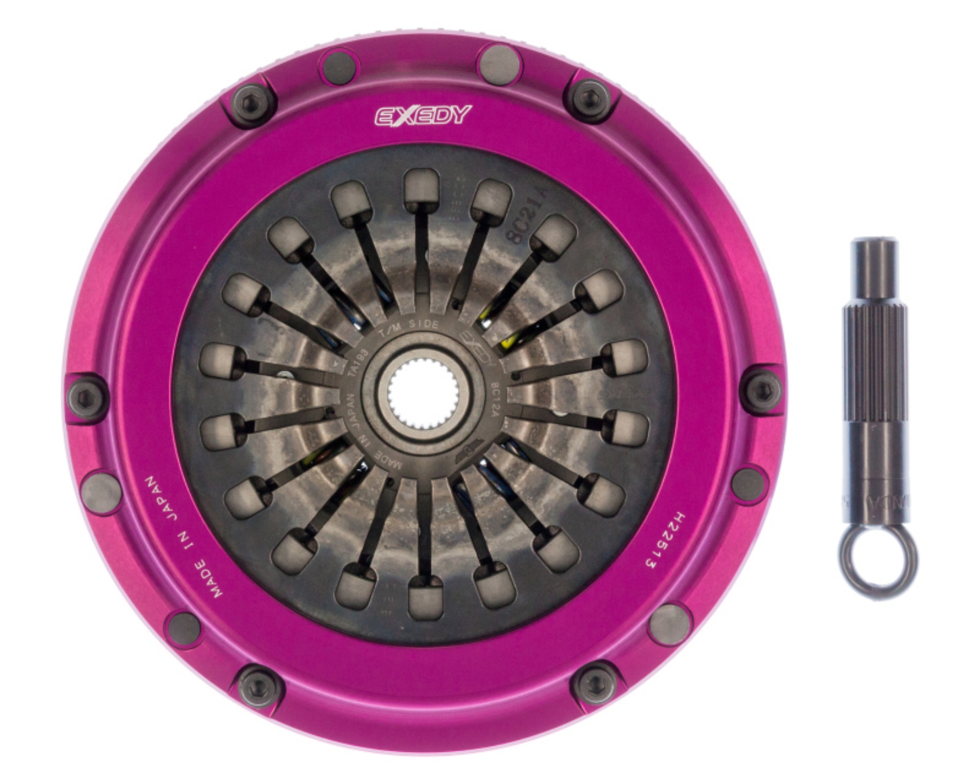 Picture of Exedy 2000-2009 Honda S2000 L4 Hyper Single Carbon-D Clutch Sprung Center Disc Pull Type Cover