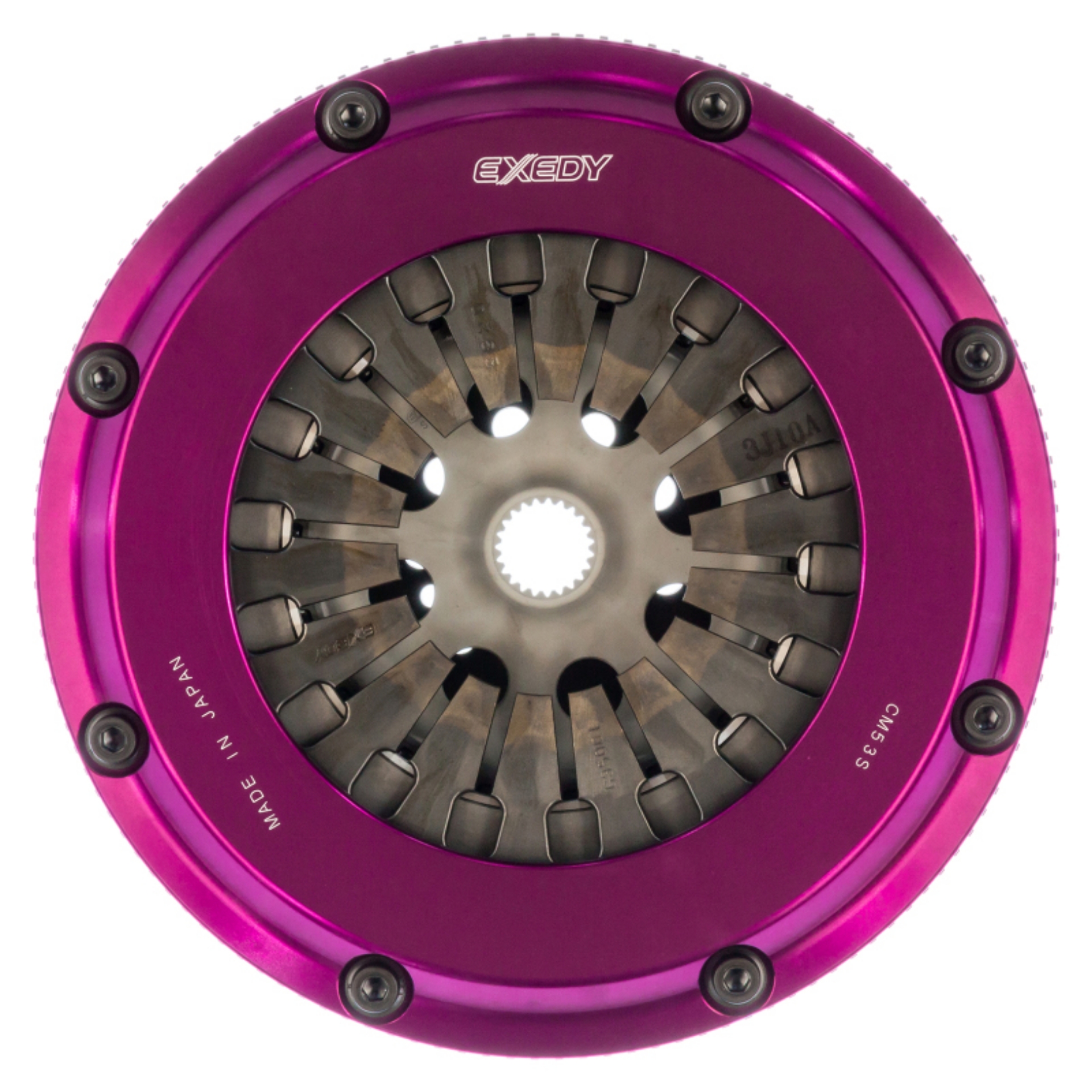 Picture of Exedy 1989-1994 Porsche 911 H6 Hyper Twin Carbon-D Clutch Sprung Center Disc Pull Type Cover