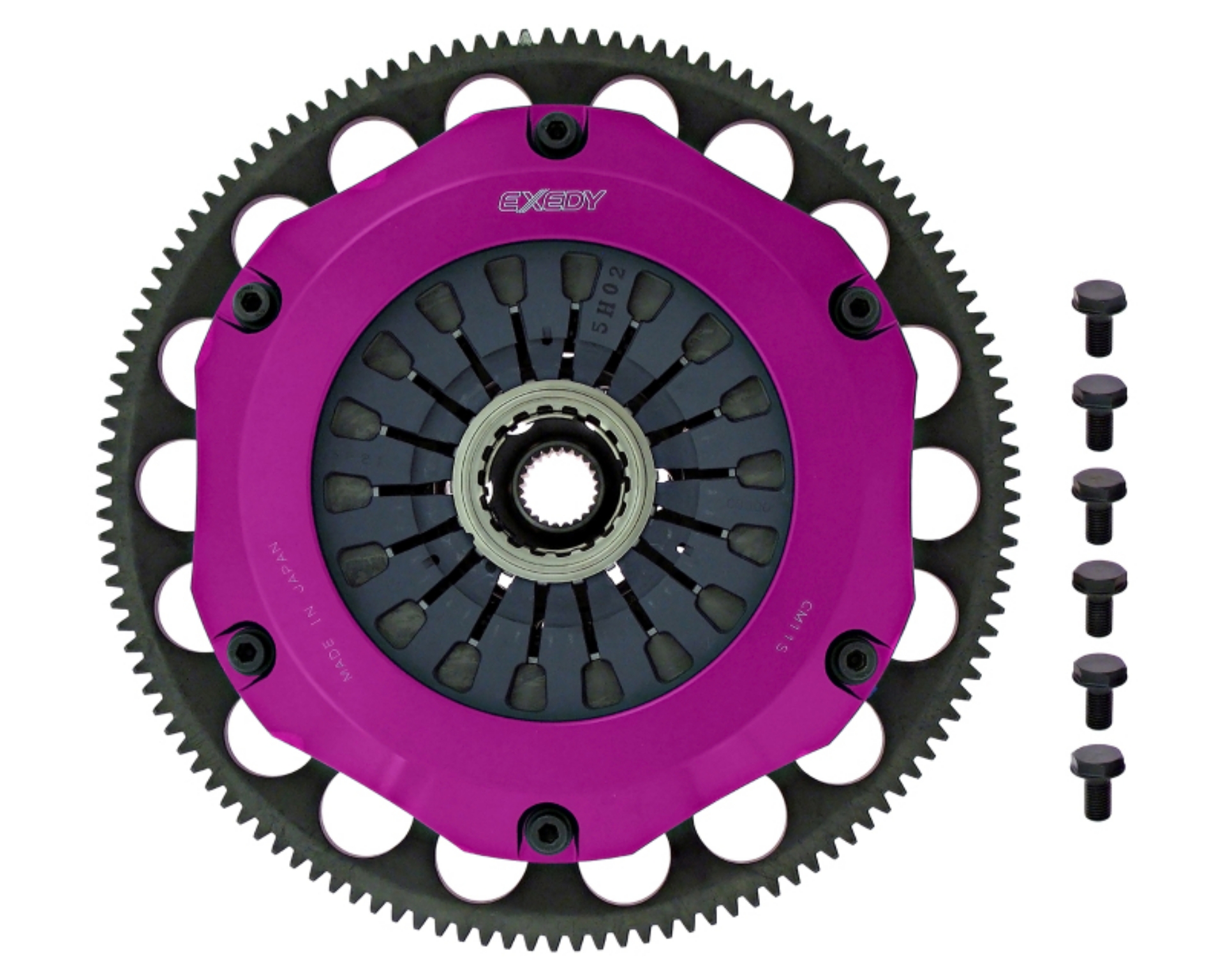 Picture of Exedy 1993-1995 Mazda RX-7 R2 Hyper Triple Carbon-R Clutch Rigid Disc Pull Type Cover For MZAK102