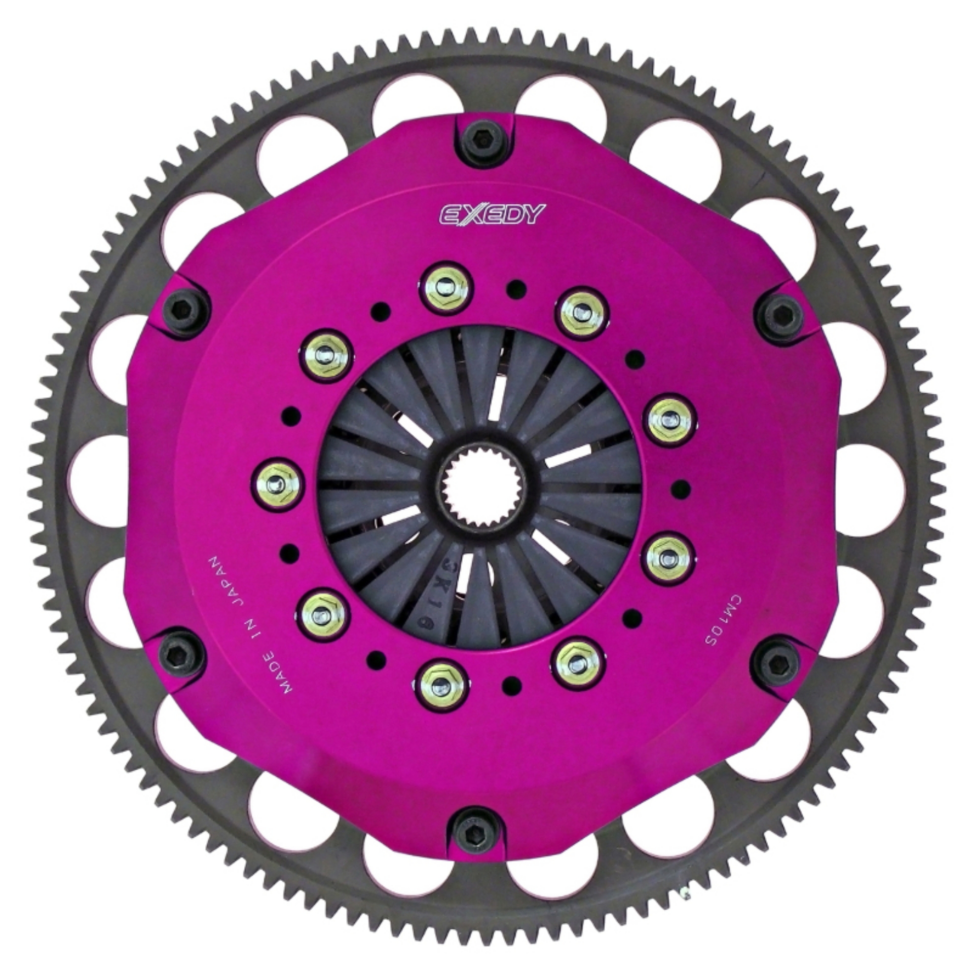 Picture of Exedy 1986-1989 Mazda RX-7 R2 Hyper Twin Carbon-R Clutch Rigid Disc Push Type Cover