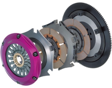 Picture of Exedy 2003-2007 Infiniti G35 V6 Hyper Twin Cerametallic Clutch Sprung Center Disc Push Type Cover