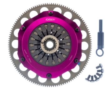Picture of Exedy 1993-1995 Mazda RX-7 R2 Hyper Compe-R Twin Cerametallic Clutch Rigid Center Disc Pull Type