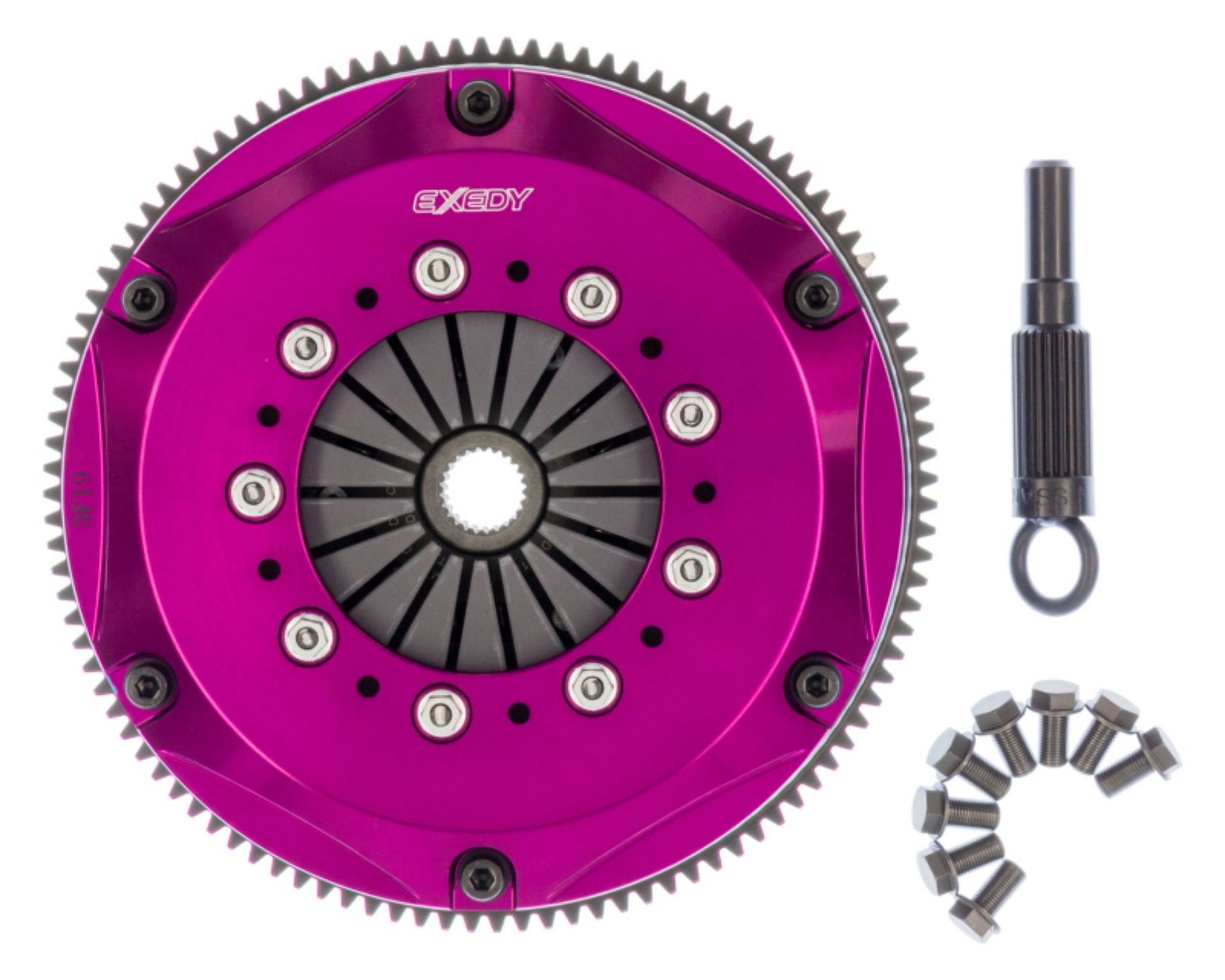 Picture of Exedy 1989-1994 Nissan 240SX Hyper Twin Cerametallic Clutch Sprung Center Disc Push Type Cover