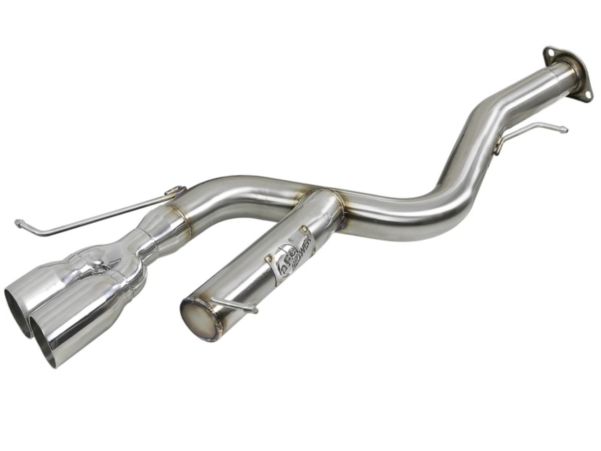 Picture of aFe MACHForce XP 08-13 BMW 135i L6-2-0L N54-N55 3in- 304 SS Axle-Back Exhaust w-Polished Tips