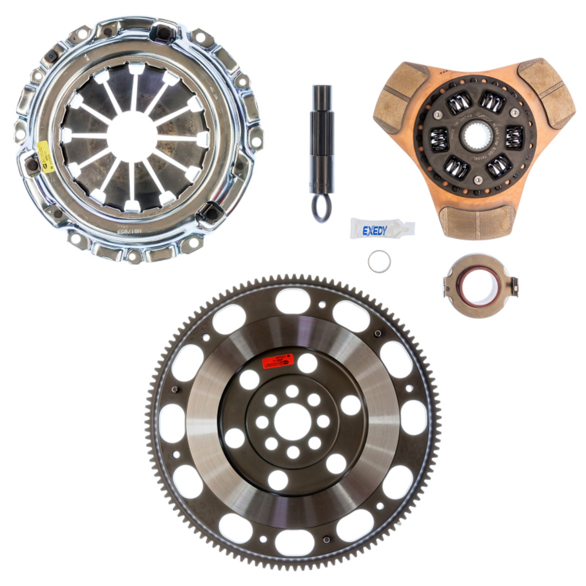 Picture of Exedy 2002-2006 Acura RSX Base L4 Stage 2 Cerametallic Clutch Thick Disc Incl- HF02 Lightweight FW