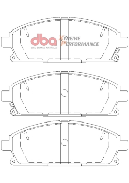 Picture of DBA 96-04 Nissan Pathfinder XP650 Front Brake Pads