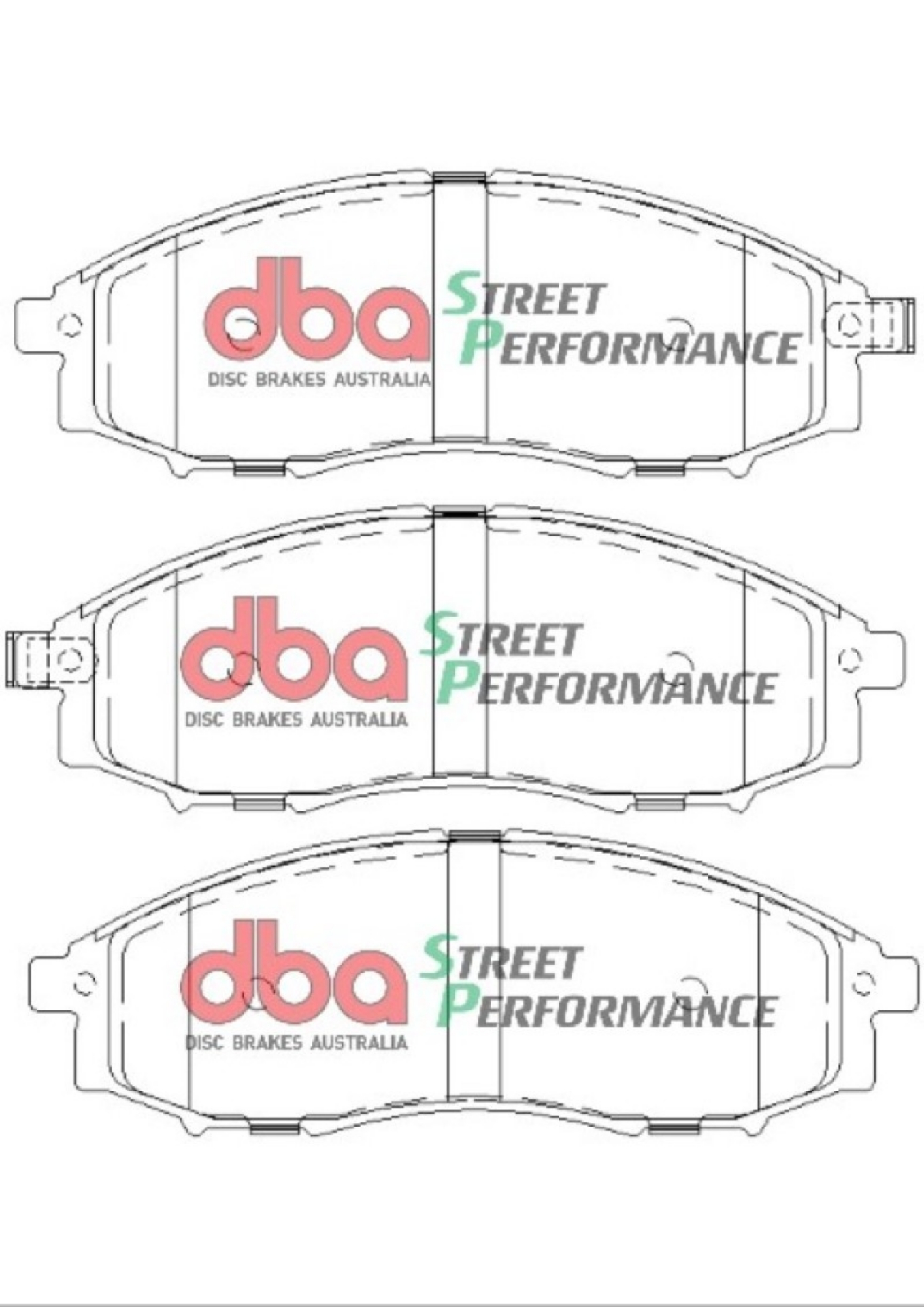 Picture of DBA 00-04 Nissan Xterra SP500 Front Brake Pads