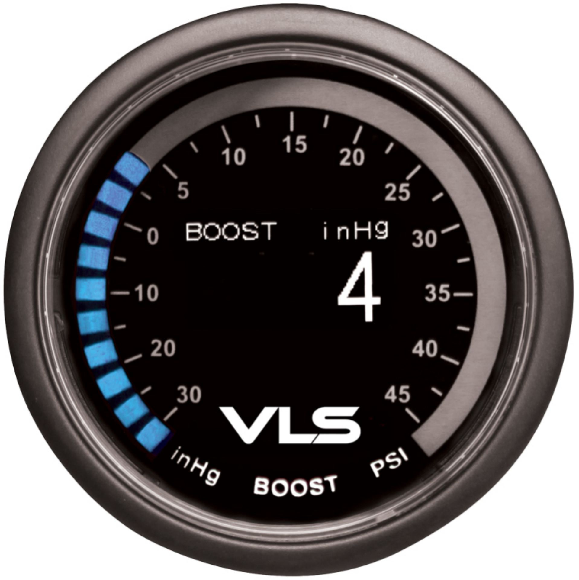 Picture of Revel VLS 52mm 30inHg-45PSI Digital OLED Boost Gauge
