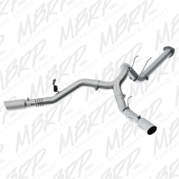 Picture of MBRP 17-19 Ford F-250-350-450 6-7L 4in Filter Back Cool Duals T409 Exhaust System