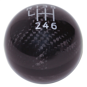 Picture of Ford Racing 15-25 Mustang Ford Racing Carbon Fiber Shift Knob 6 Speed