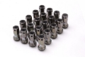 Picture of Project Kics 12X1-50 R40 Iconix Classical Lug Nuts w- Black Plastic Cap - 20 - No Locks