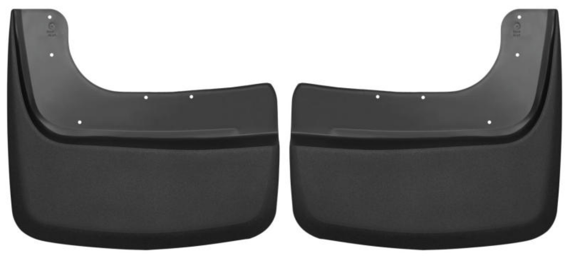Picture of Husky Liners 17-22 Ford F350-450 Dually SuperDuty Custom-Molded Front Mud Guards w-o Fender Flares