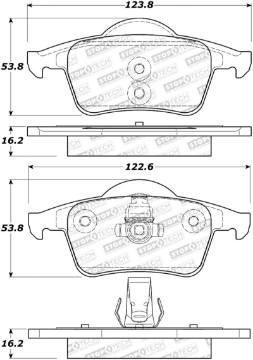 Picture of StopTech Performance 99-06 Volvo S80 Rear Brake Pads