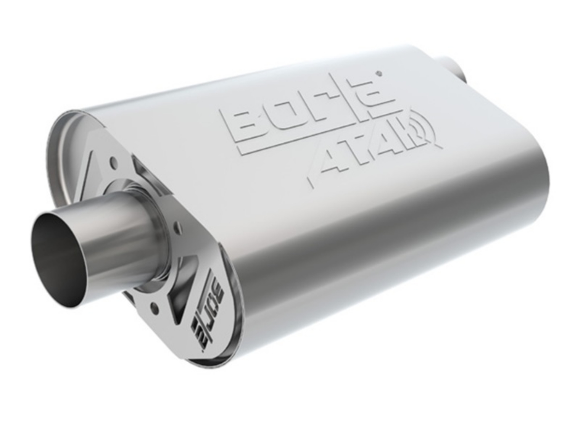 Picture of Borla CrateMuffler LS3 ATAK 2-25in Offset-Offset 14inx4-35inx9in Oval Muffler