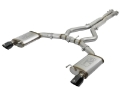Picture of aFe MACHForce XP 3in 304 SS Cat-Back Exhausts w- Black Tips 15-17 Ford Mustang GT V8-5-0L-V6-3-7L