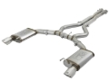 Picture of aFe MACHForce XP 3in 304 SS Cat-Back Exhausts w- Polished Tips 15-17 Ford Mustang GT V8-5-0L-V6-3-7L