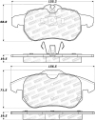Picture of StopTech Performance 03-05 Saab 9-3 Front Brake Pads