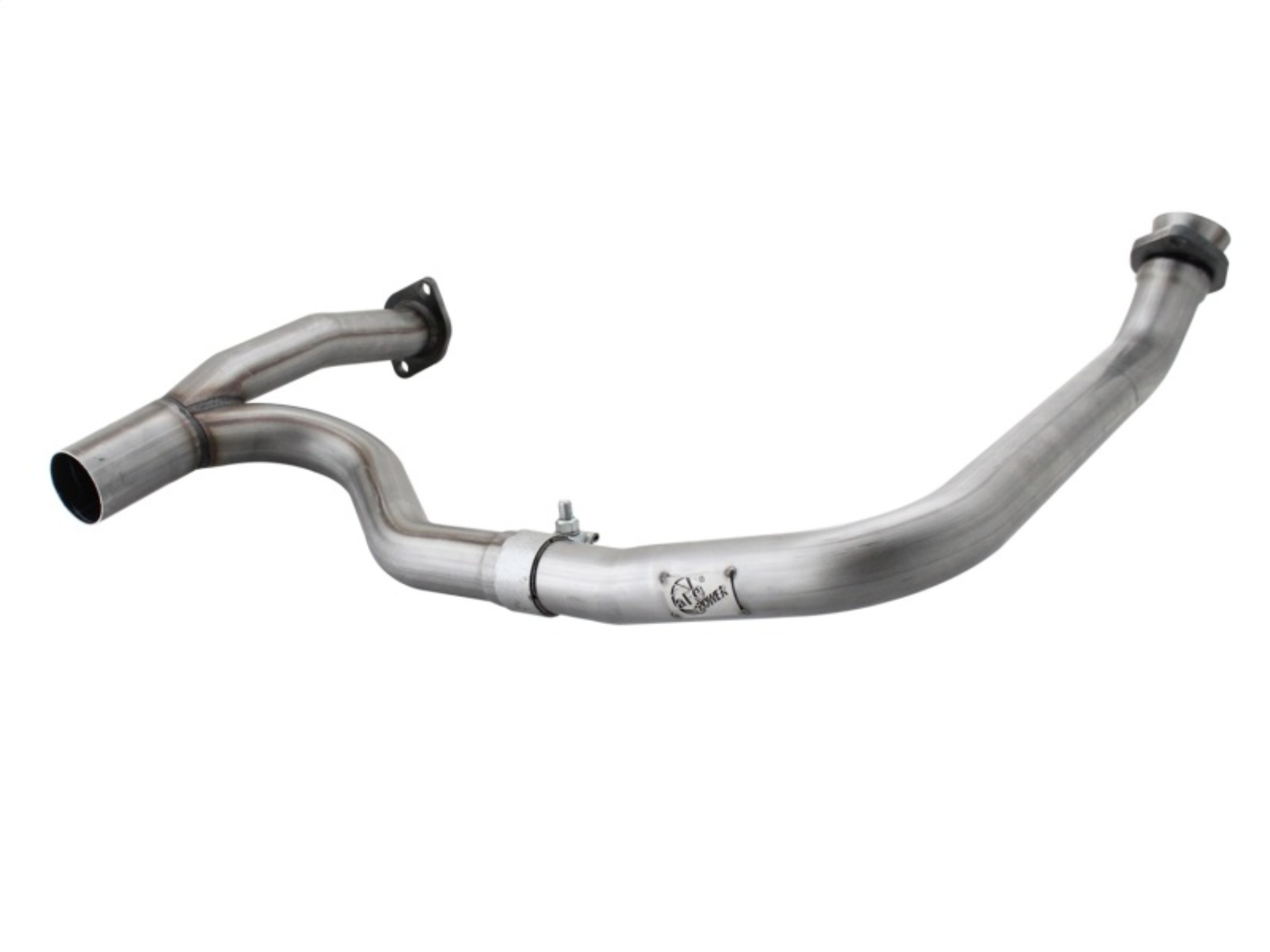 Picture of aFe Twisted Steel Y Pipe 2-2-5in SS Exhaust 12-17 Jeep Wrangler Unlimited V6-3-6L4 Dr-Manual Trans