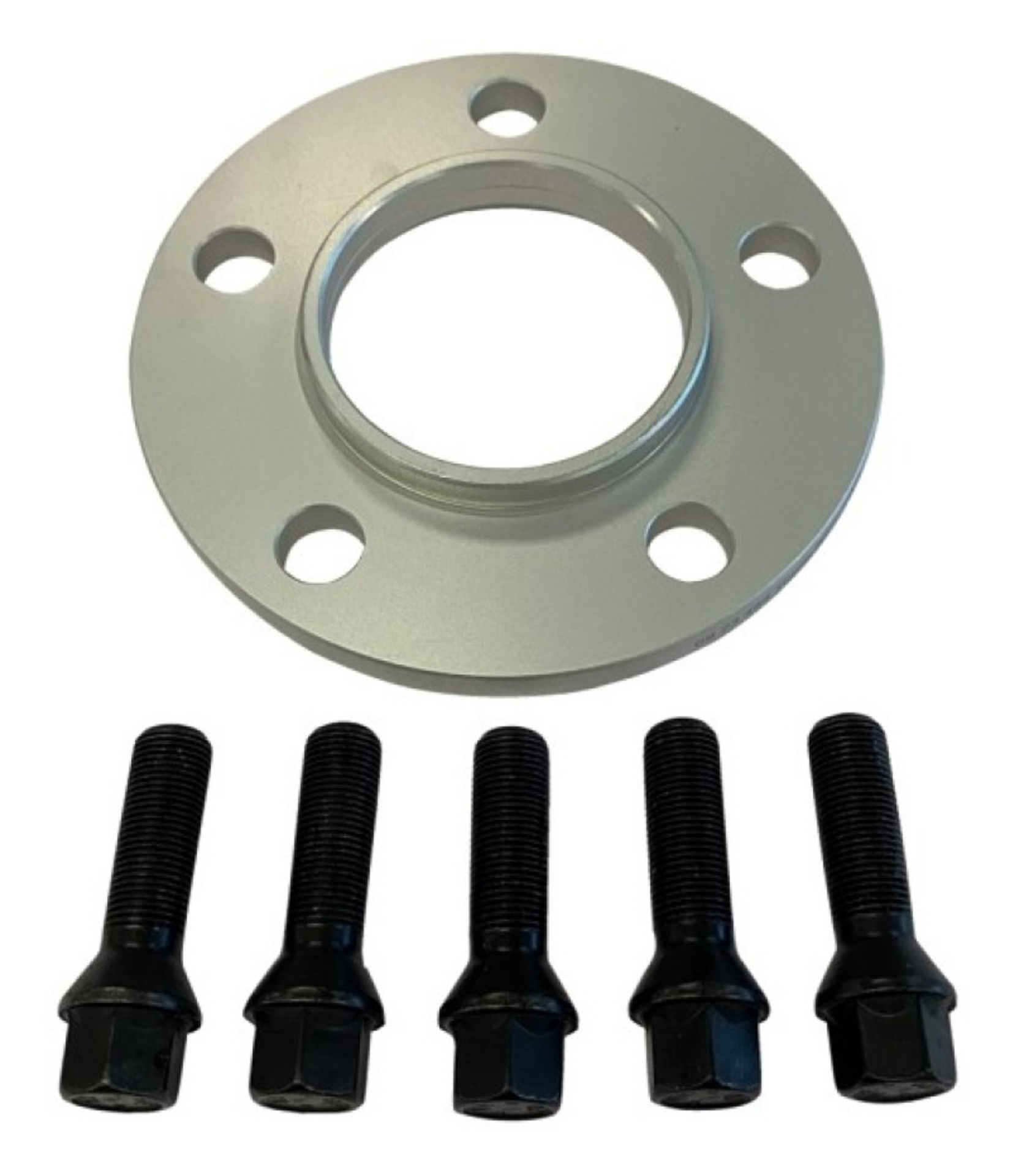Picture of BBS 10mm Spacer Kit BMW 5x120 CB 72-5 - 14x1-25 Bolts 1 Spacer & 5 Black Lug Bolts