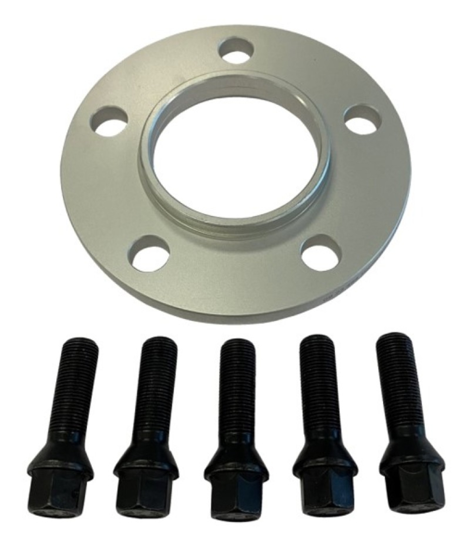 Picture of BBS 5mm Spacer Kit BMW 5x120 CB 72-5 - 14x1-25 Bolts 1 Spacer & 5 Black Lug Bolts