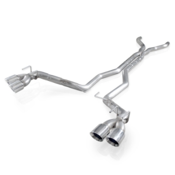 Picture of Stainless Works 2012-15 Camaro ZL1 6-2L 3in Catback Dual Chambered Exhaust X-Pipe Quad Tips