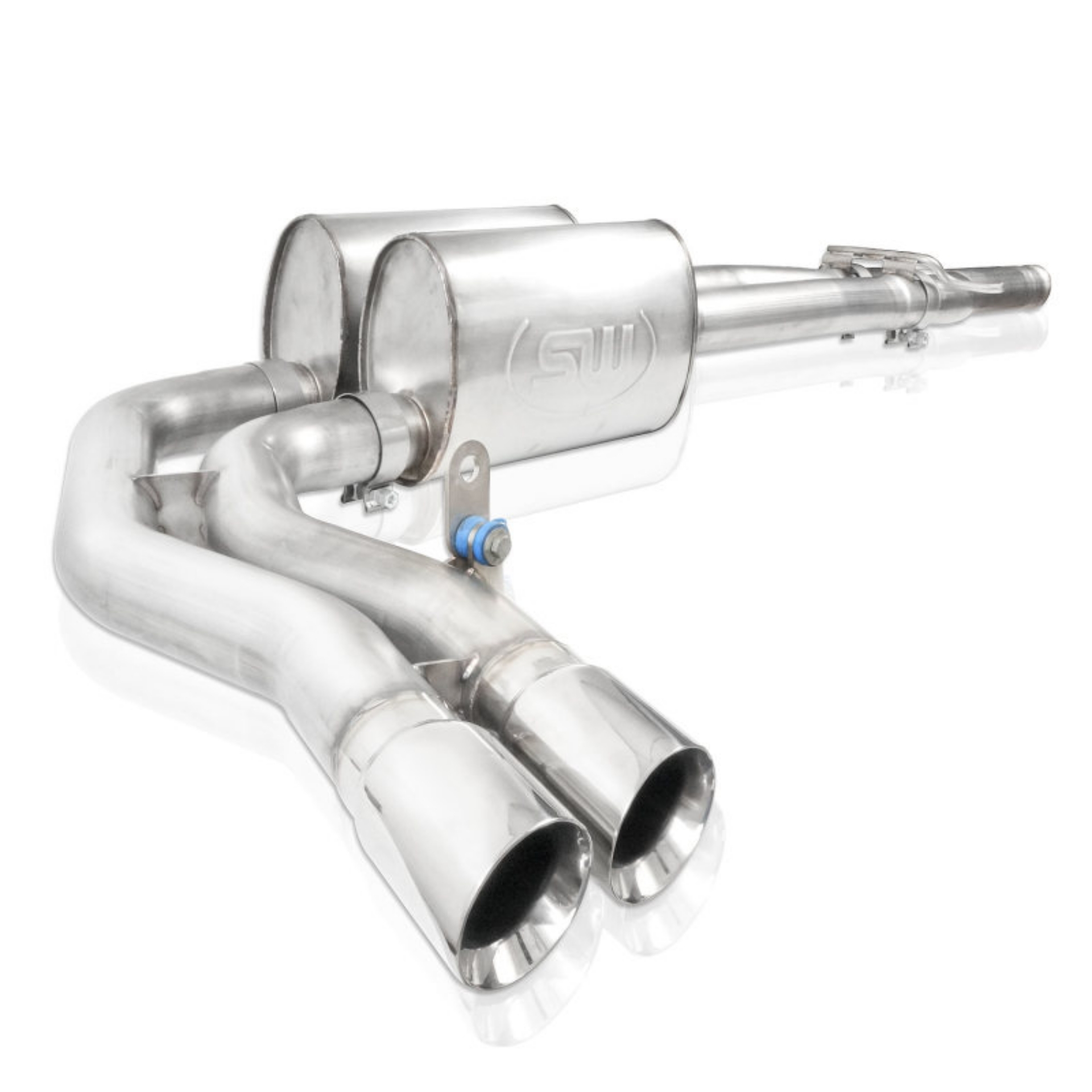 Picture of Stainless Works Chevy Silverado-GMC Sierra 2007-16 5-3L-6-2L Exhaust Before Passenger Rear Tire Exit