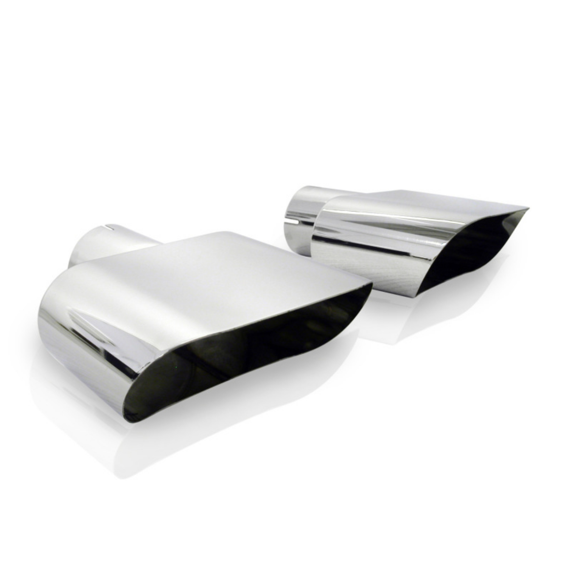 Picture of Stainless Works Wide Oval Challenger R-T 2-1-2in Inlet Tips priced per pair