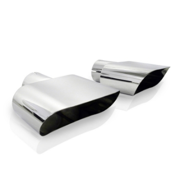 Picture of Stainless Works Wide Oval Challenger R-T 2-1-2in Inlet Tips priced per pair