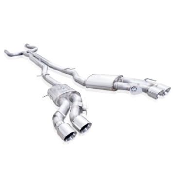 Picture of Stainless Works 2016-18 Cadillac CTS-V Sedan Catback System Resonated X-Pipe Dual-Mode Mufflers