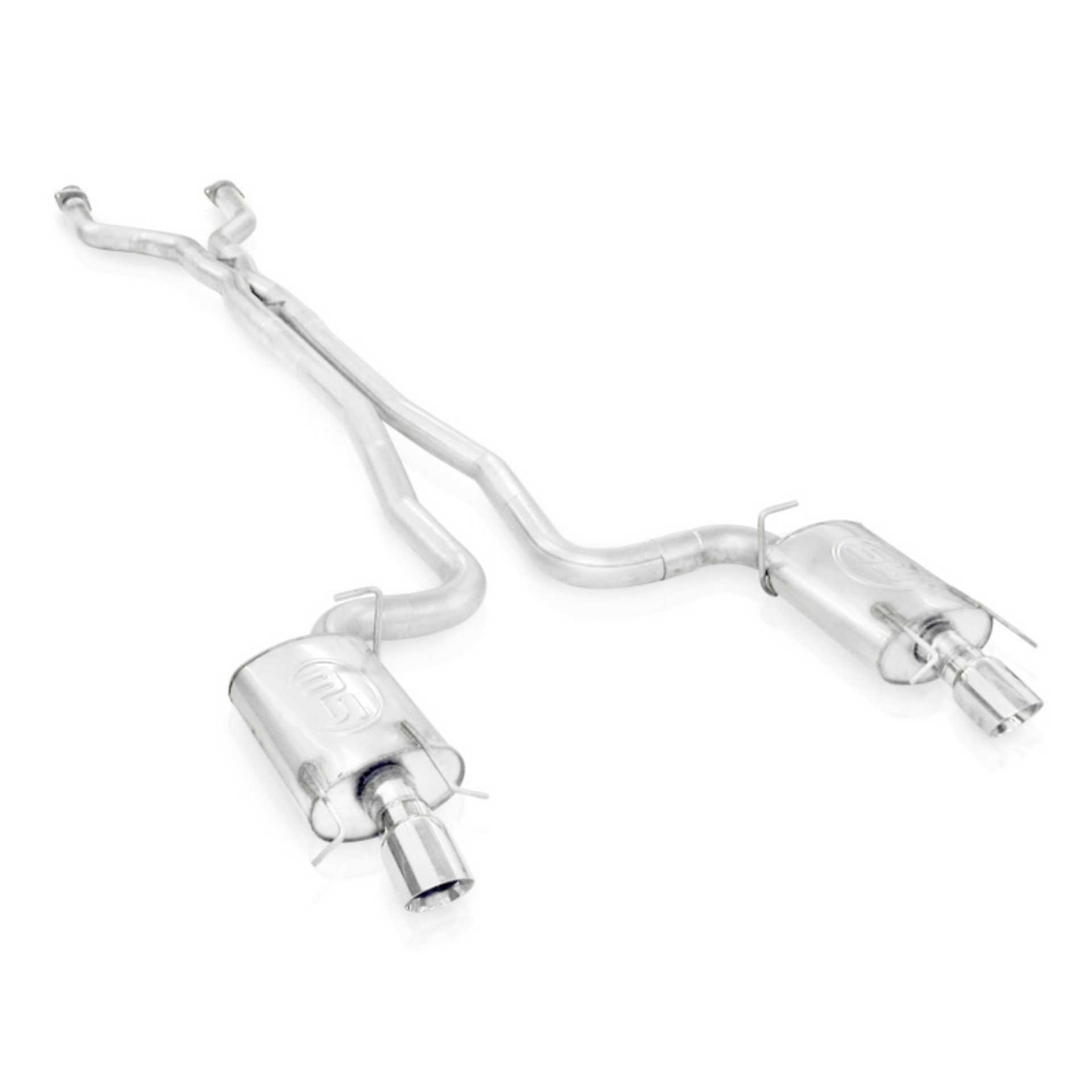 Picture of Stainless Works 2009-15 Cadillac CTS-V Wagon 3in Catback System X-Pipe S-Tube Mufflers 4in Tips