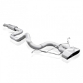 Picture of Stainless Works 2013-18 Ford Focus ST 3in Catback Vintage Round Muffler Wide Tip