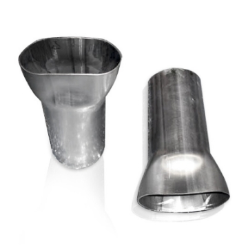 Picture of Stainless Works 2 Way Collector - 2in Inlets 3in Single Outlet