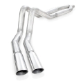 Picture of Stainless Works 2011-14 F-150 5-0L 3in Exhaust S-Tube Mufflers Behind Passenger Rear Tire Exit