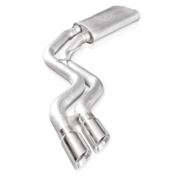Picture of Stainless Works 2015-18 F-150 Exhaust X-Pipe Resonator Muffler Exits In Front Of Passenger Rear Tire