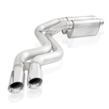 Picture of Stainless Works 2010-14 Ford Raptor Exhaust X-Pipe Turbo Resonator Front Passenger Rear Tire Exit