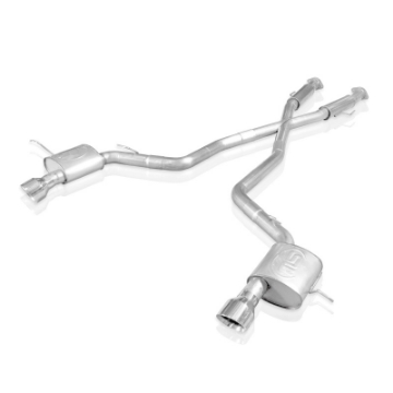 Picture of Stainless Works 2012-17 Jeep Grand Cherokee 6-4L Catback S-Tube Mufflers X-Pipe