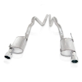 Picture of Stainless Works 2007-10 Shelby GT500 3in Catback X-Pipe Chambered Mufflers