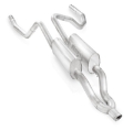 Picture of Stainless Works 2009-16 Dodge Ram 5-7L Truck Exhaust 3in Y-Pipe S-Tube Mufflers Under Bumper Exit