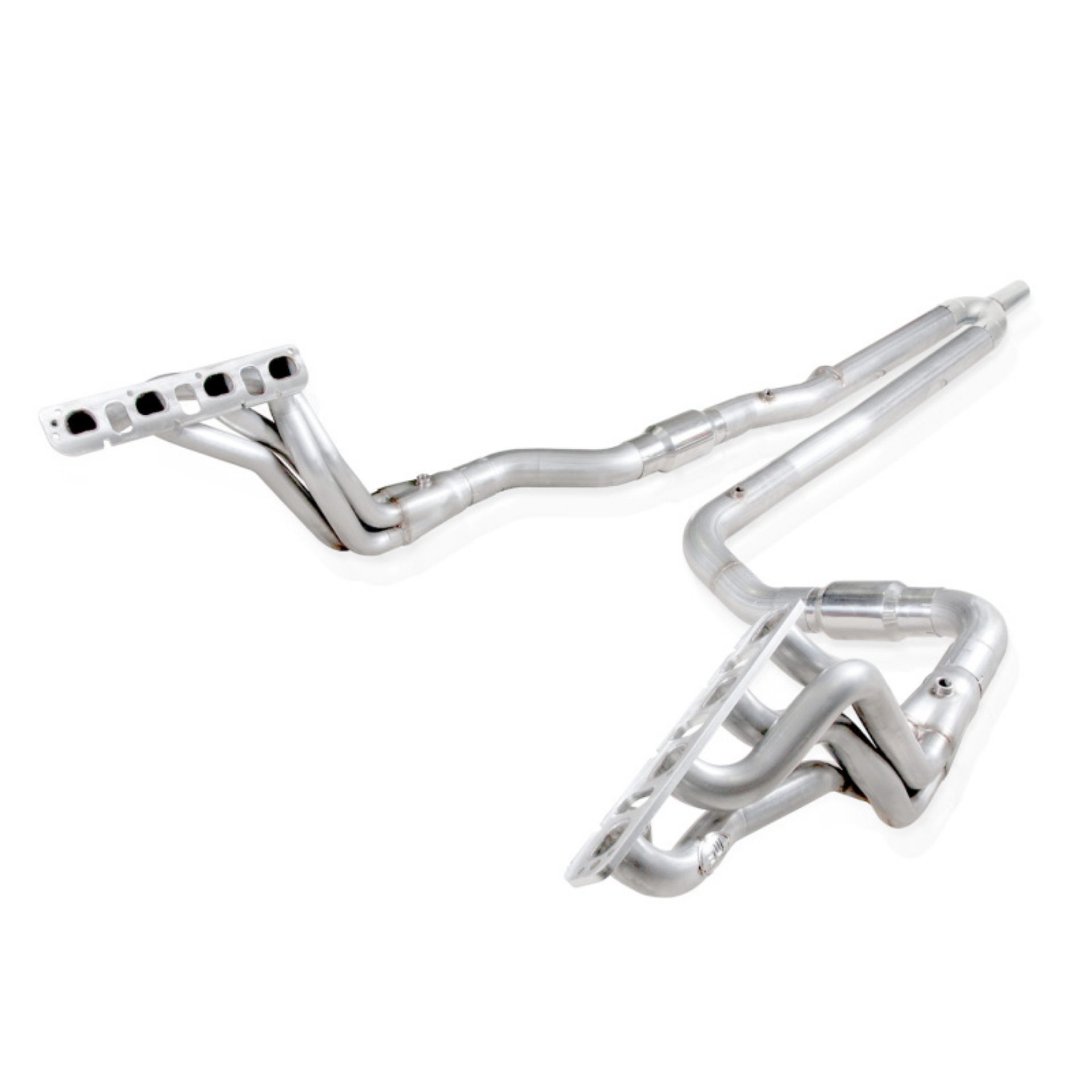 Picture of Stainless Works 2009-16 Dodge Ram 5-7L Headers 1-3-4in Primaries 3in High-Flow Cats Y-Pipe