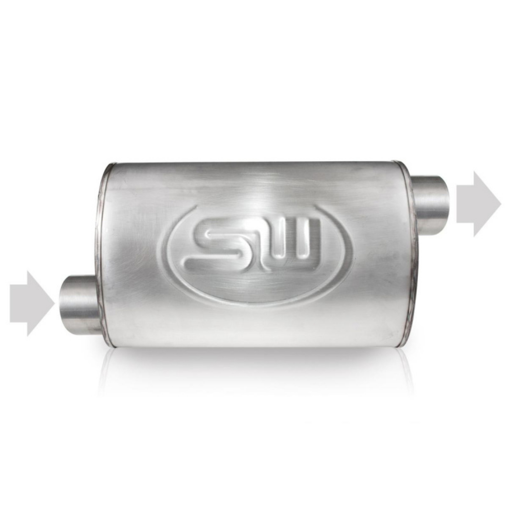 Picture of Stainless Works 2in ID OFFSET INLET- 2in OD OFFSET OUTLET ON OPPOSITE SIDES 4inX8in