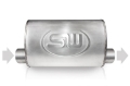 Picture of Stainless Works 3in ID OFFSET INLET- 3in OD OFFSET OUTLET ON SAME SIDE 5inX9in