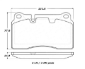 Picture of StopTech Performance 14-17 Volkswagen Touareg Front Brake Pads