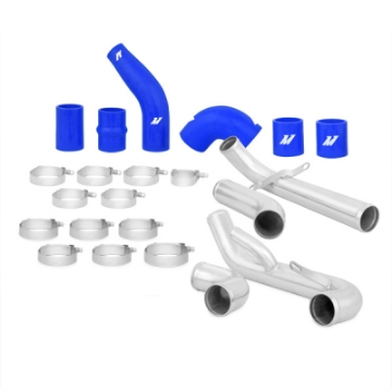 Picture of Mishimoto Mitsubishi Lancer Evolution X Intercooler Pipe Kit Blue