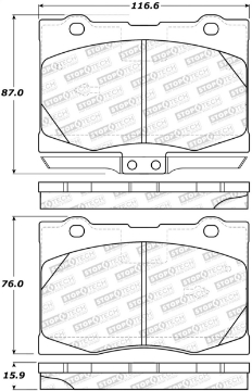 Picture of StopTech Performance 05-12 Acura RL Front Brake Pads