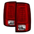 Picture of Spyder 09-16 Dodge Ram 1500 Light Bar LED Tail Lights - Red Clear ALT-YD-DRAM09V2-LED-RC