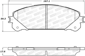 Picture of StopTech Performance 10-17 Lexus RX350 Front Brake Pads