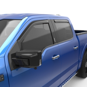 Picture of EGR 15-23 Ford F150 Crew Cab In-Channel Window Visors - Set of 4 573491
