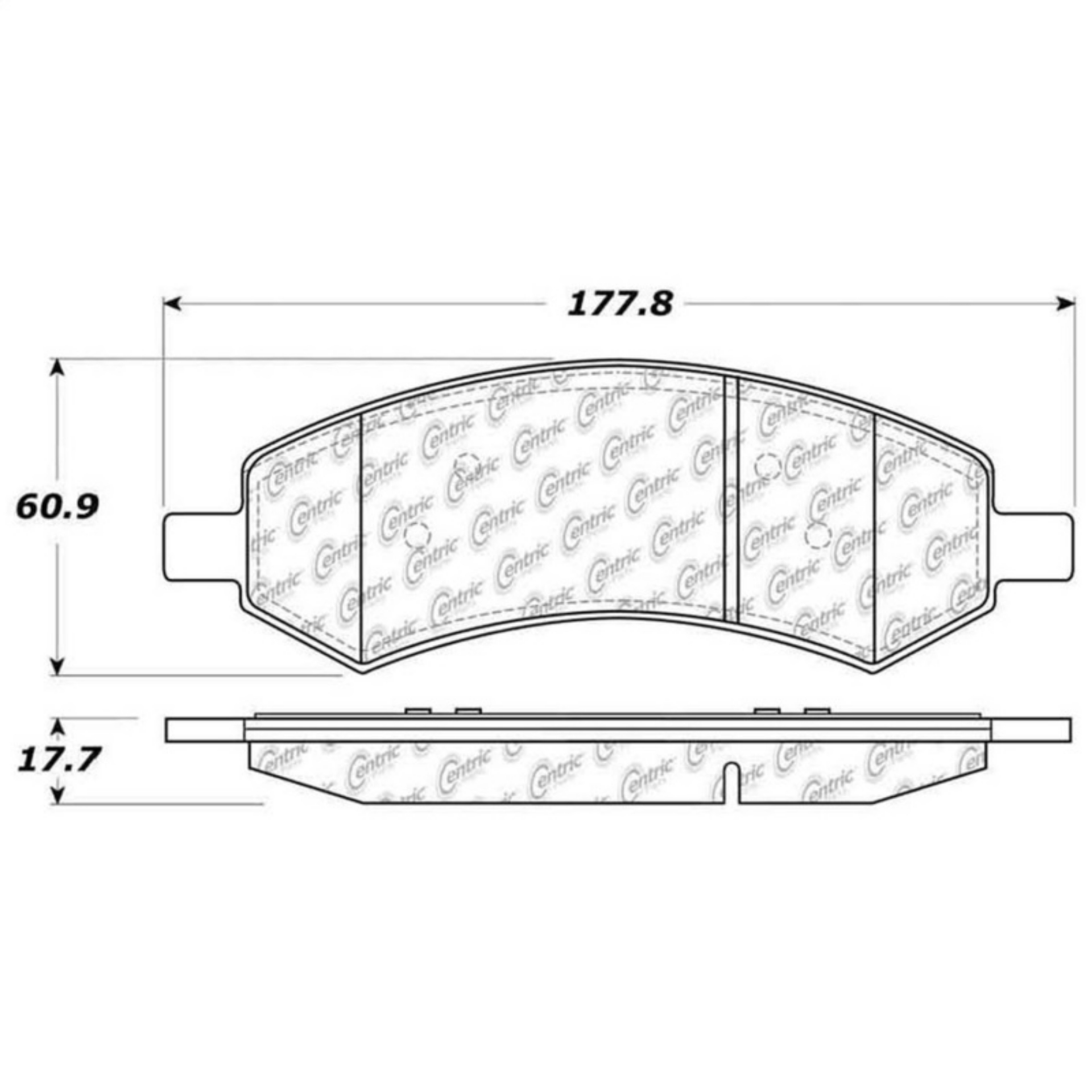 Picture of StopTech 06-17 Dodge Ram 1500 Street Performance Front Brake Pads